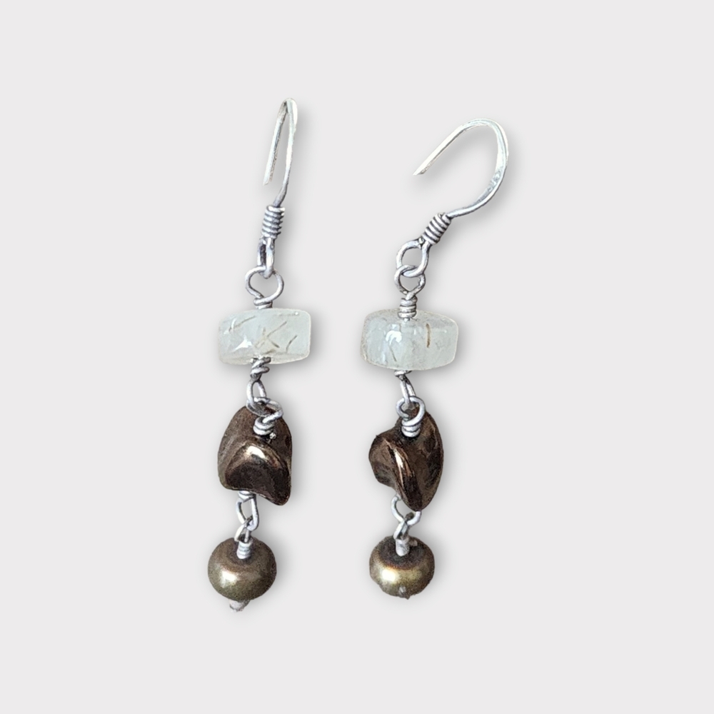 Sterling silver‎ earrings